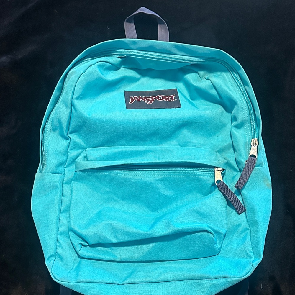 JanSport Aqua Blue Backpack